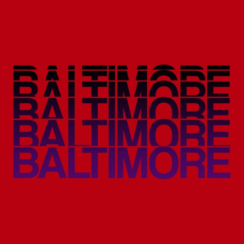 Style dégradé violet de Baltimore