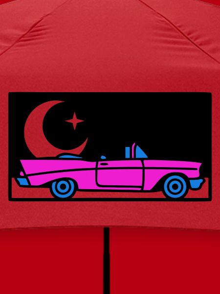 Retro 80s Cabrio Grafik
