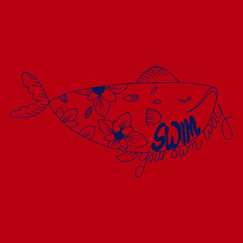 Schwimm deinen eigenen Weg