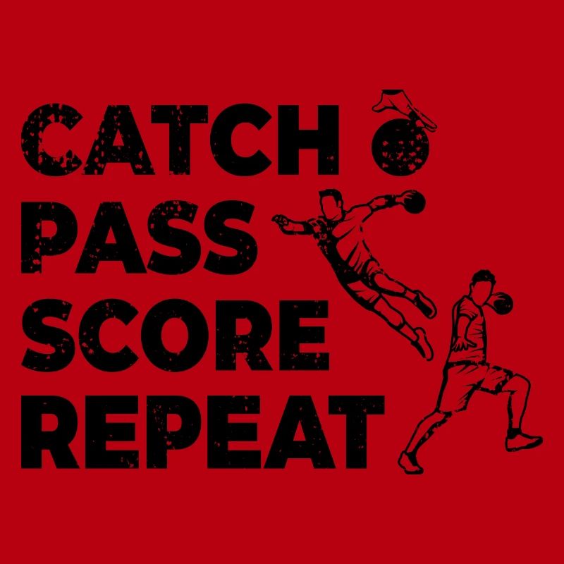 Attraper, passer, marquer, répéter