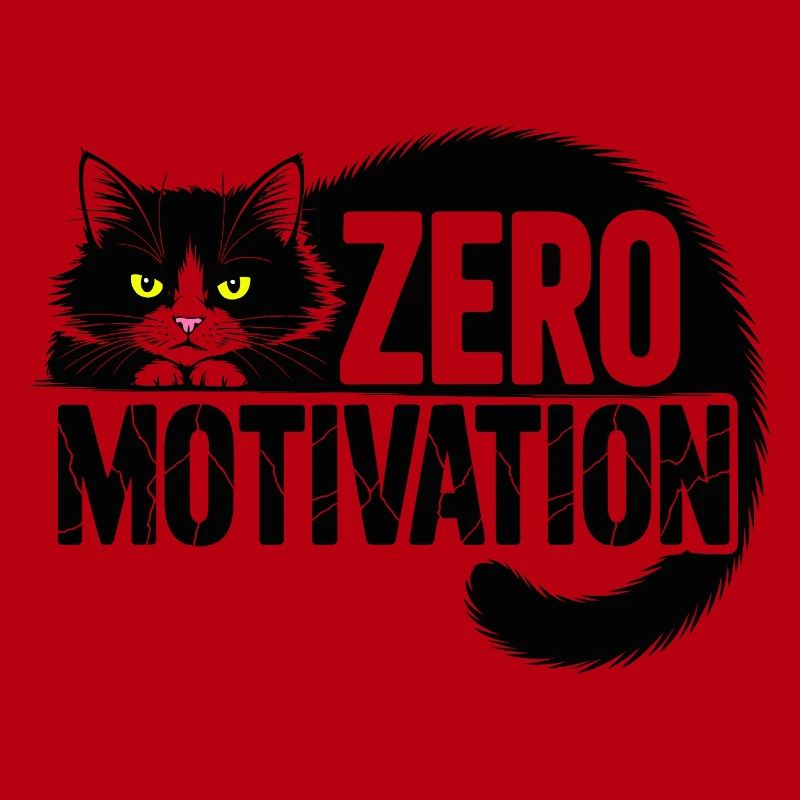 Null Motivation Katze