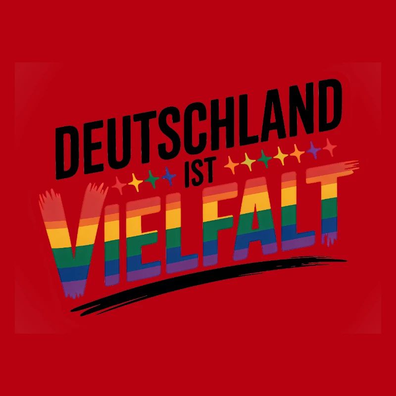 Germany is Diversity - Cool Pride Logo