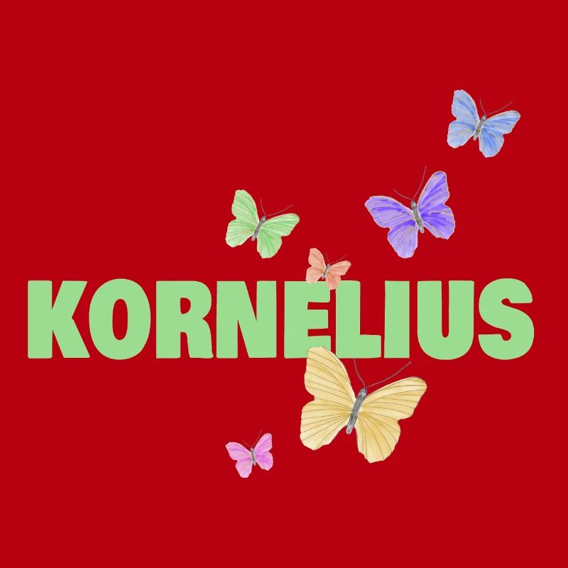 Cornelius avec des papillons