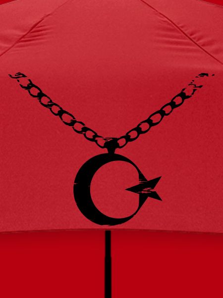Türkei Flagge Kette used