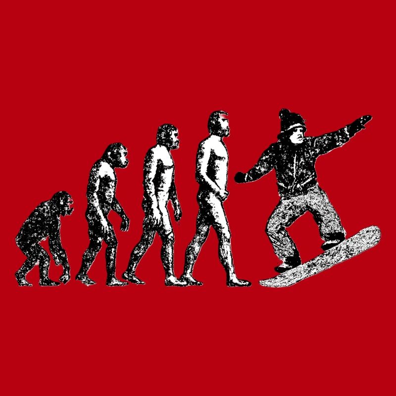 Evolution to snowboarder grunge design