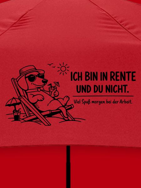 Lustiges Rentner Bild Spruch Dackel