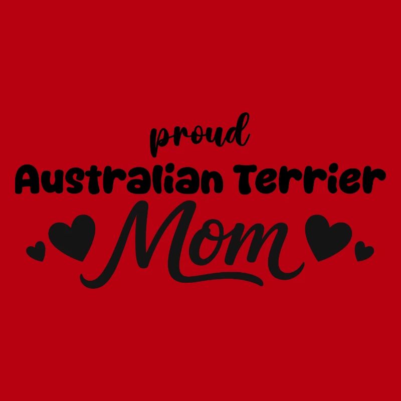 Fière mère Aussie Terrier, Australienne