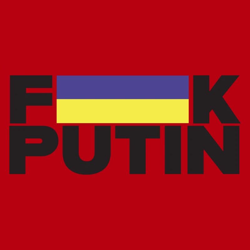 FK Poutine Ukraine Drapeau pour la paix