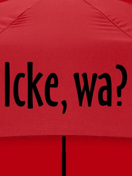 Berlin Spruch: Icke, wa?