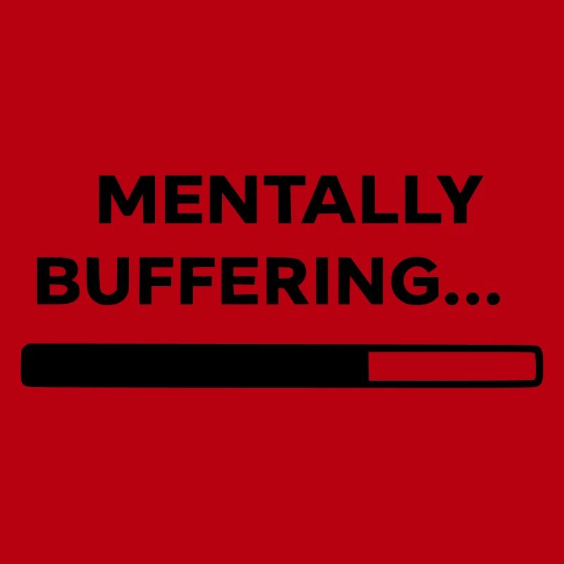 MENTALLY BUFFERING... | Minimal Loading Bar Design