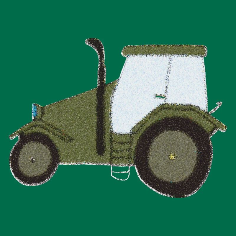 traktor oldtimer impressionismus