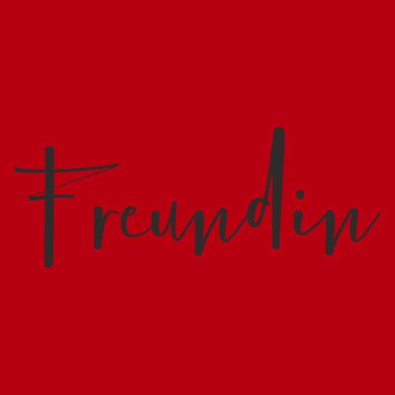 Freundin – Liebevolles Textdesign