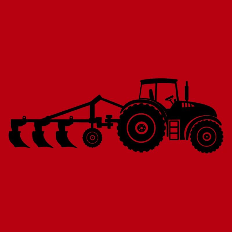Acker-Traktor-Pflug