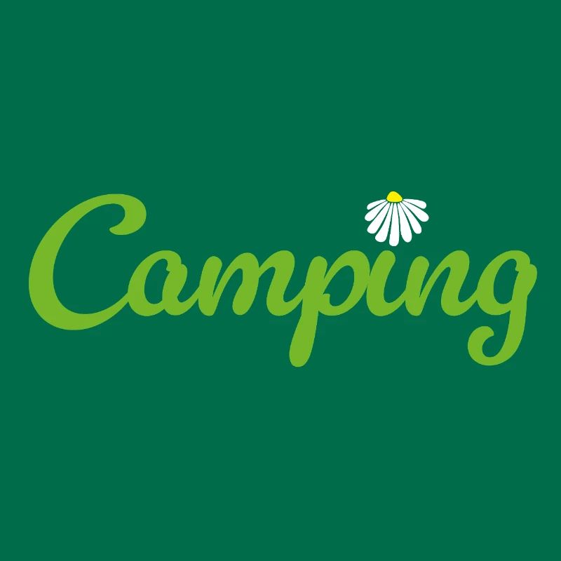 Citations de camping-campeur de fleurs de camping Vie estivale en van de loisir