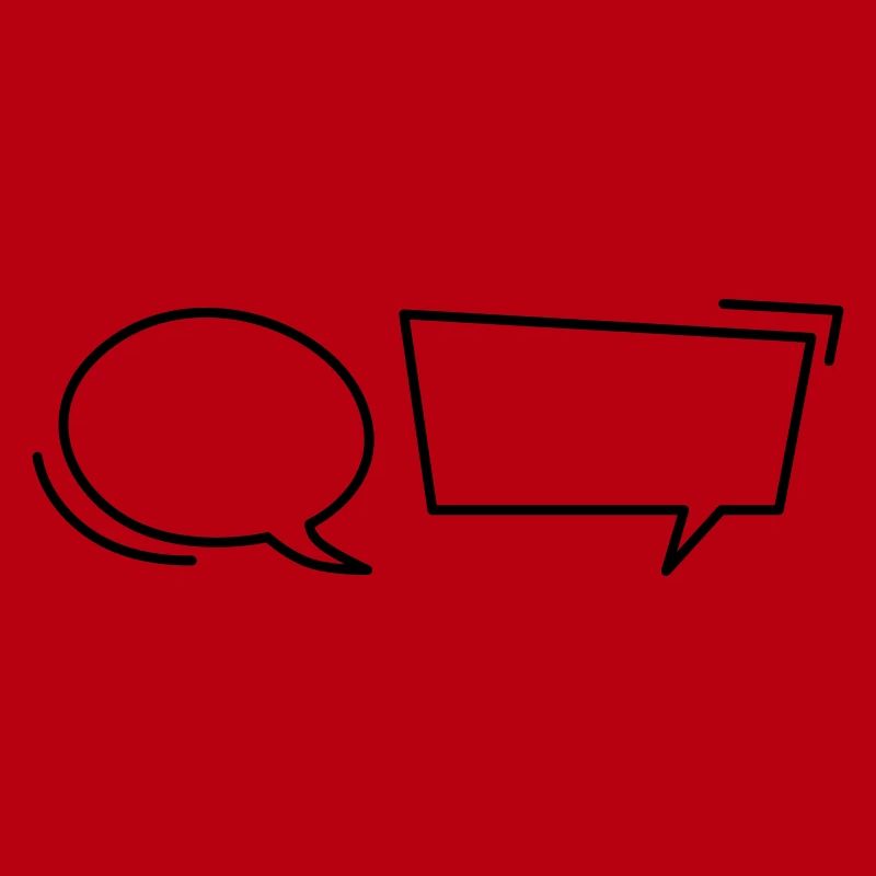 Comic speech bubbles