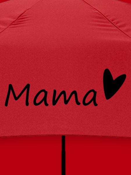 Mama-Schriftzug mit Herz