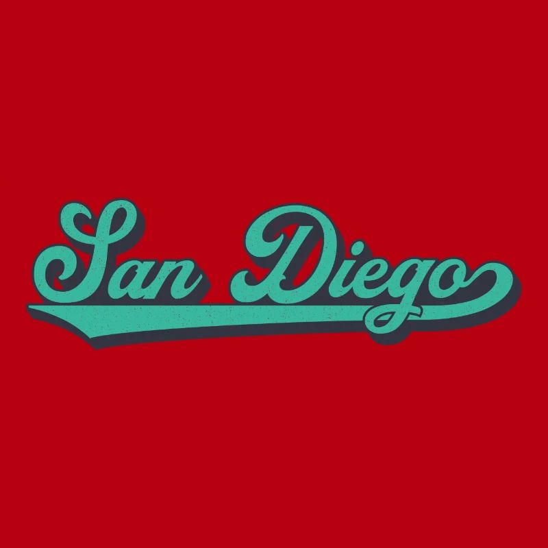 San Diego Script Retro Welle