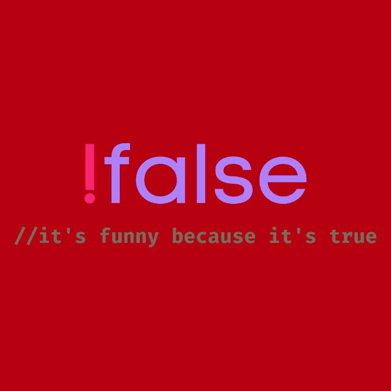 Jeu de mots sur la programmation Ifalse Funny Coder