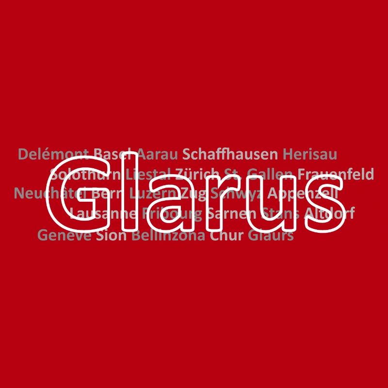 Schweizer Städte Glarus
