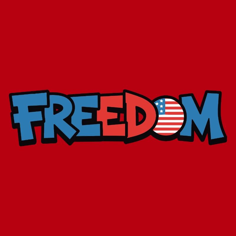Freedom Typografie Statement Design
