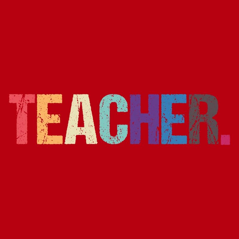 Conception colorée de TEACHER