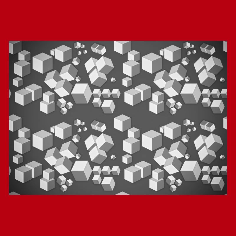 Deco pattern grey-white