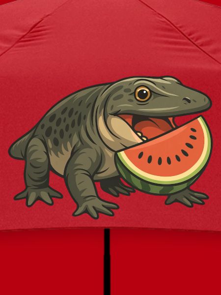 Urzeitliches Amphibien-Evolution Cartoon Melone
