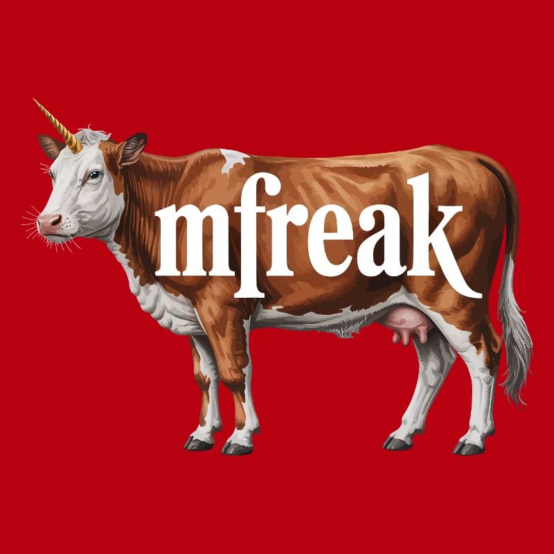 Typographie de vache étrange Tee