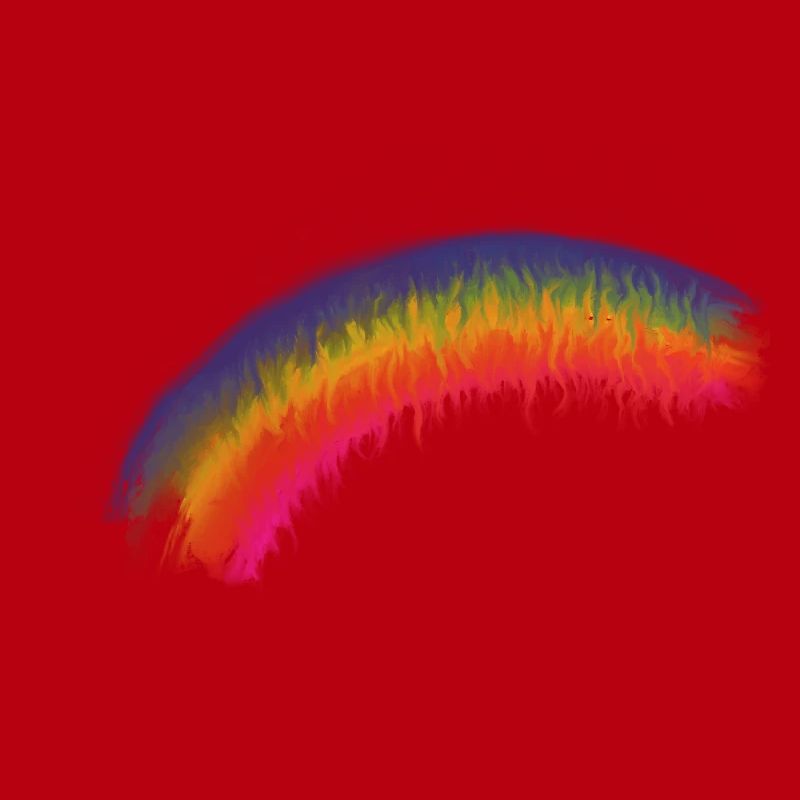 Regenbogen Pinselbogen