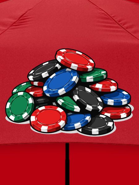 Pokerchips Pyramide Motiv