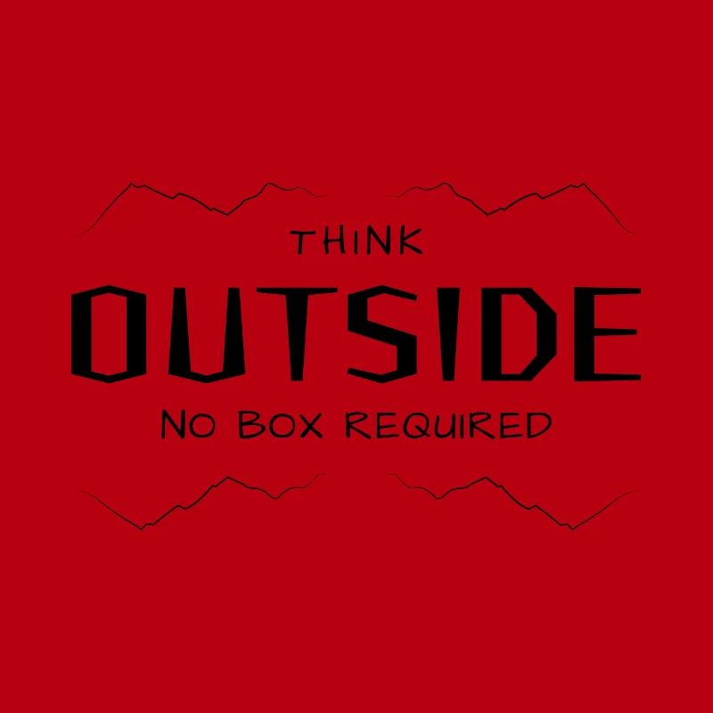 Think Outside - Lateral thinking without a box.