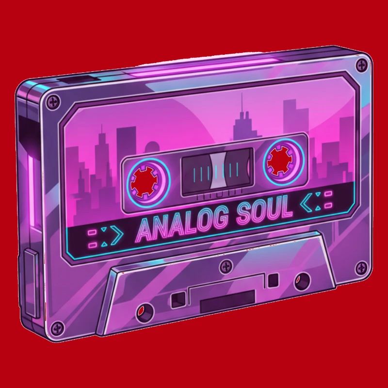 Retro Analog Soul Chrome Kassette Synthwave