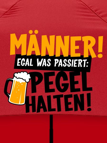 Männer Pegel halten