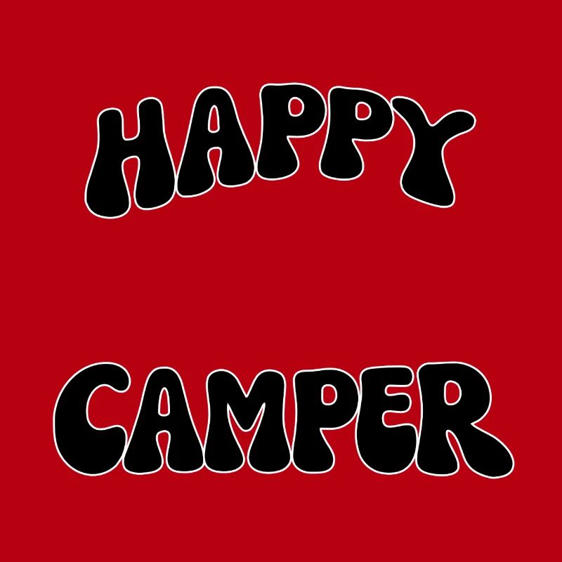 Lettrage de camping joyeux