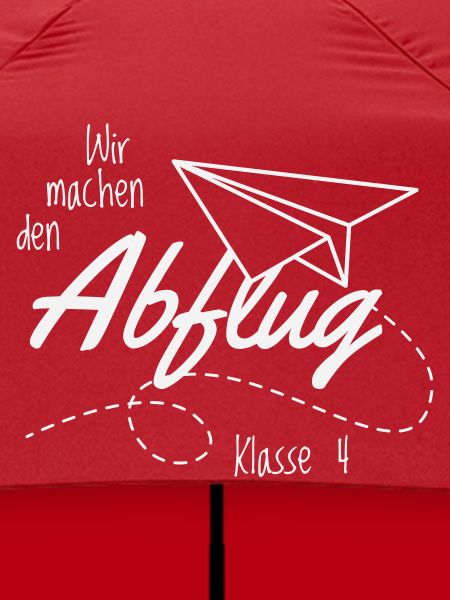 Abschlussshirt Grundschule Abflug