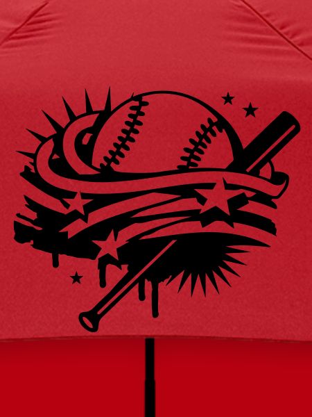 Baseball und ein Baseballschläger