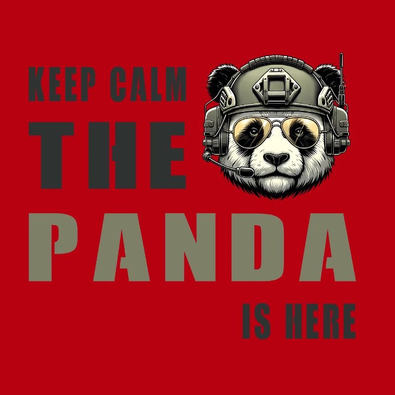 Panda tactique – Restez calme