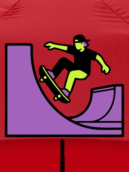 Skateboard Halfpipe Grafik