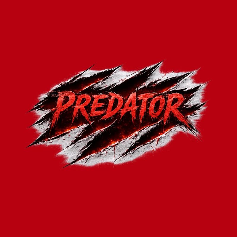 Predator Scratch Retro Style
