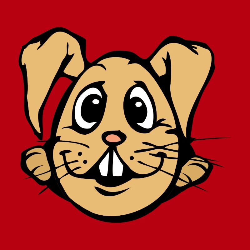 Rabbit! comic bunny egg funny egghead Easter