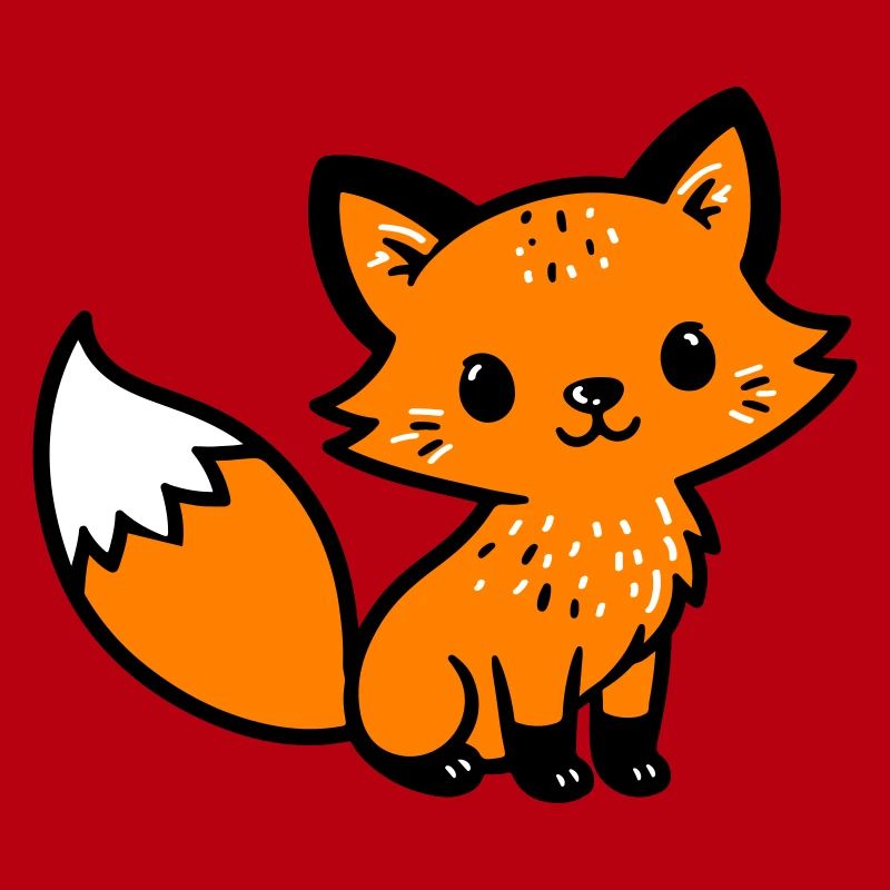 Fuchs Niedlich Comic