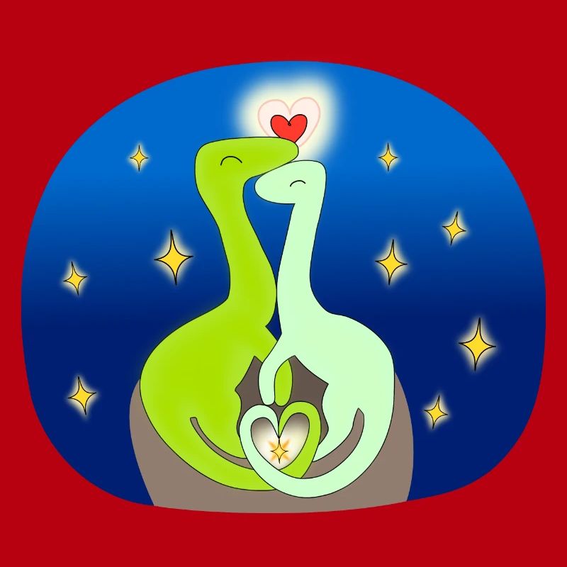 Compsognate in der Liebe