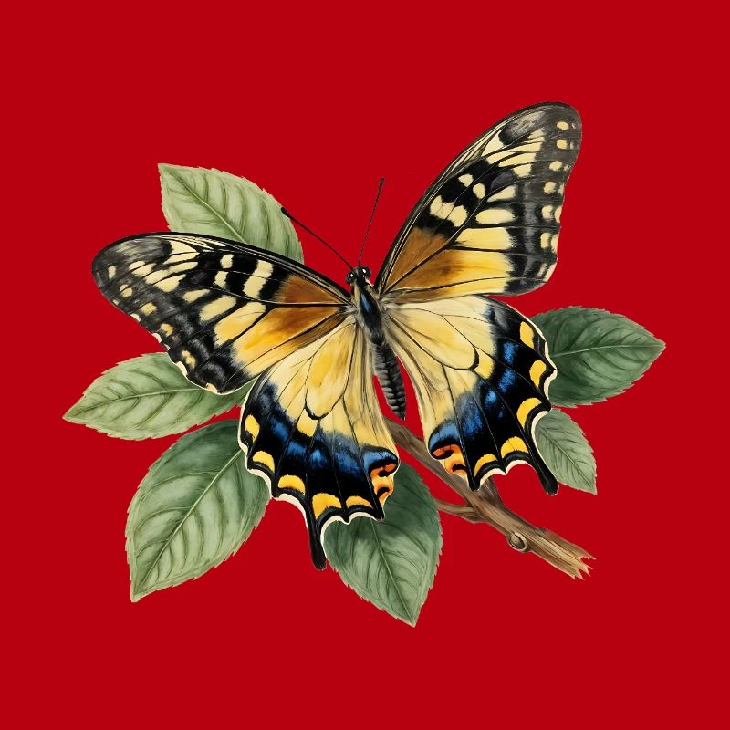 Schwalbenschwanz oder Große Haarsträhne, Papilio machaon