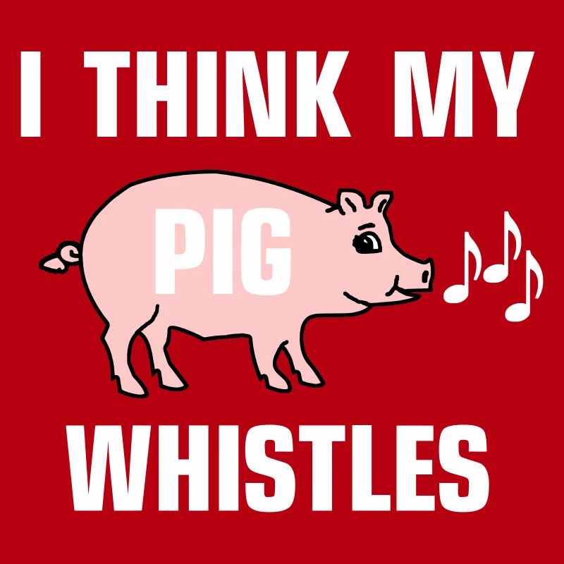 I think my pig whistles