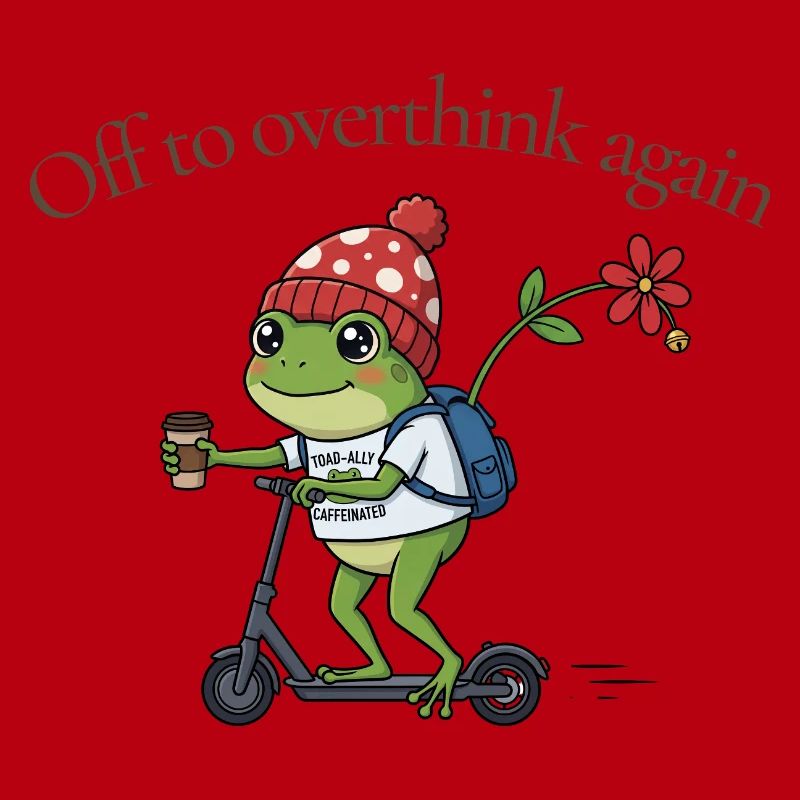 Toad-ally caffeinated frog
