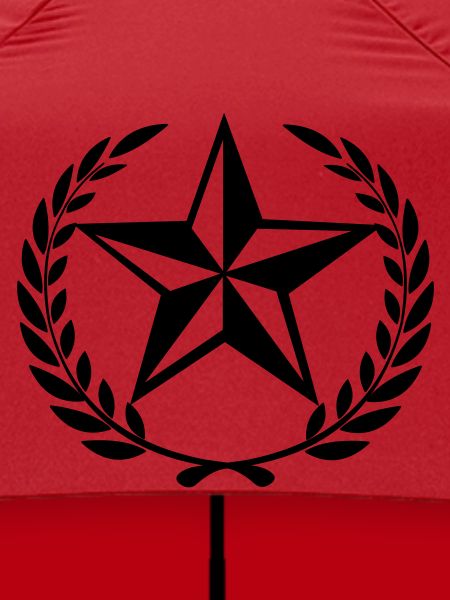 Stern im Lorbeerkranz