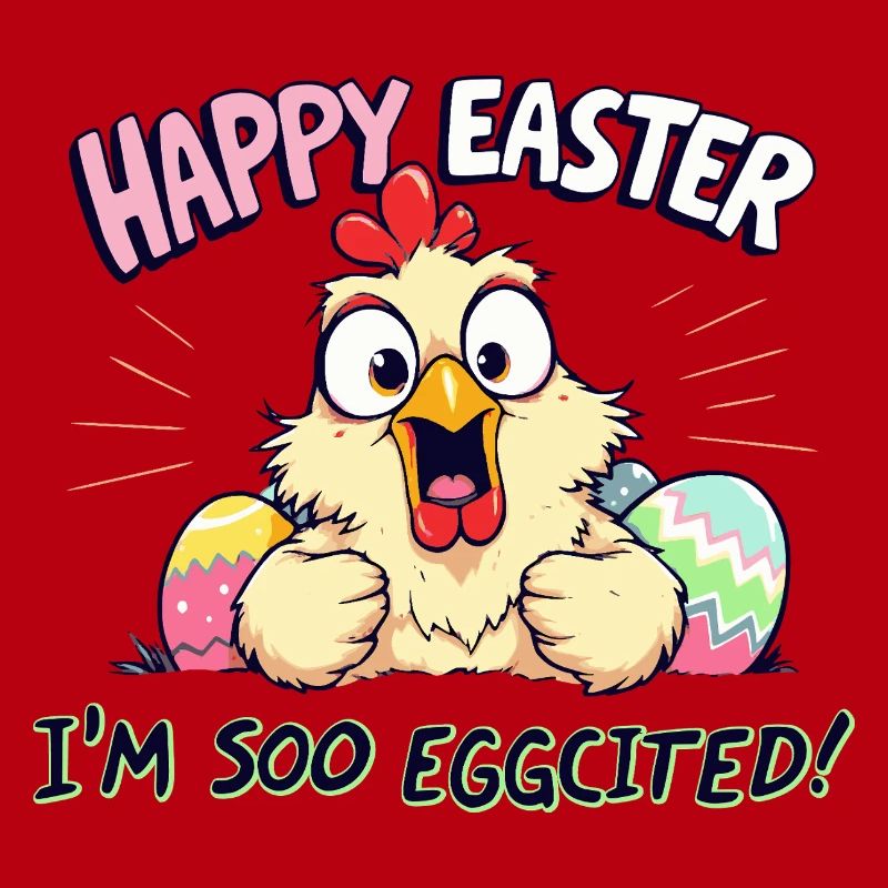 happy easter i am eggcited