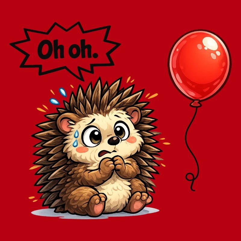 Süßer Igel Geschenk Idee mit Humor