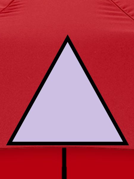 hipster triangle dreieck form
