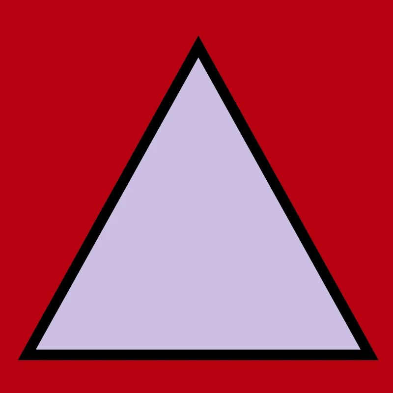 hipster triangle dreieck form